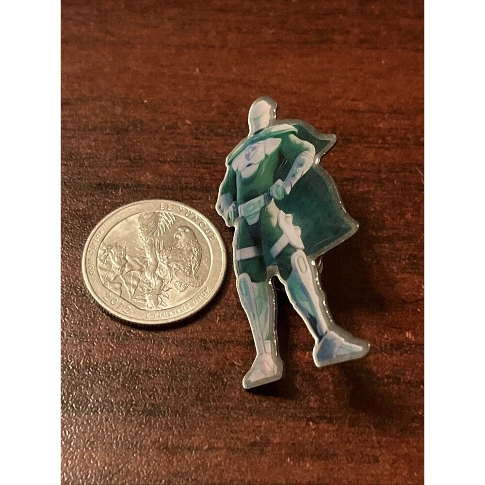 Excedrin Migraine Superhero Mascot‎ Lapel Hat Pin
